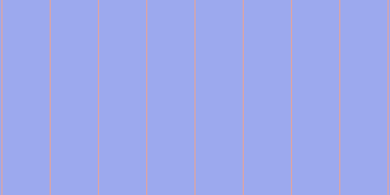 #9ca9ee, #eba393 vertical lines, two pixels wide, ninety-seven pixels apart