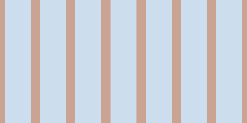 #9cbde0 (50%), #caa393 vertical lines, thirty pixels wide, eighty-four pixels apart