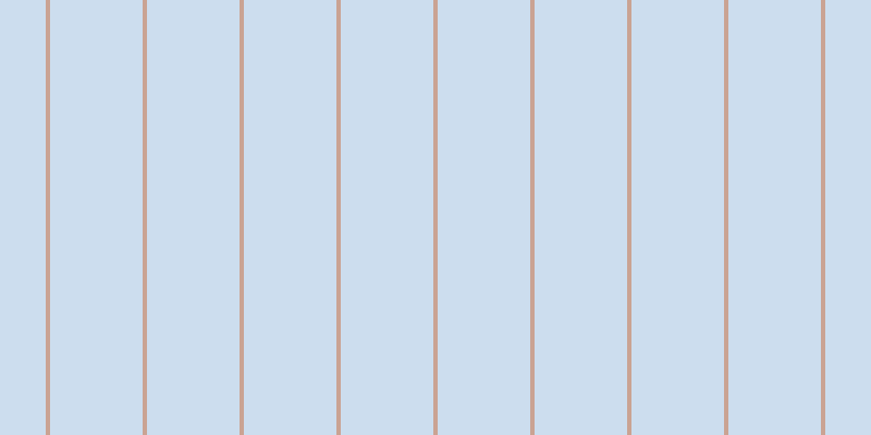 #9cbde0 (50%), #caa393 vertical lines, four pixels wide, eighty-five pixels apart