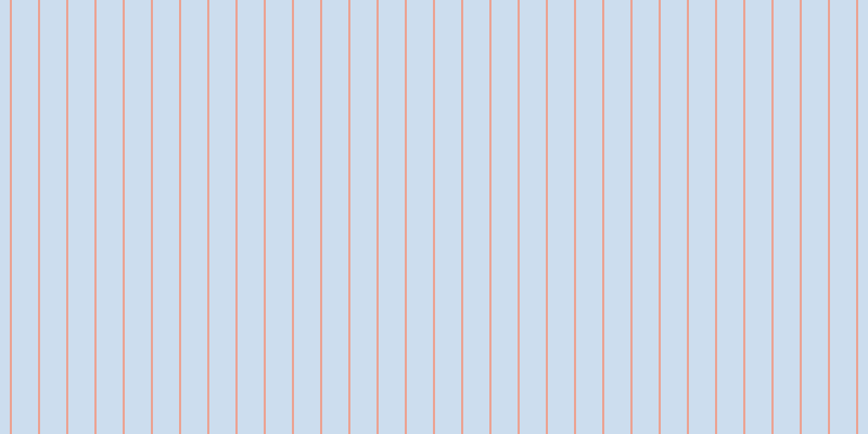 #9cbde0 (50%), #eba393 vertical lines, two pixels wide, twenty-four pixels apart