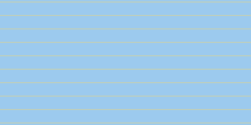 #9ccaee, #dbd393 horizontal lines, two pixels wide, forty-one pixels apart