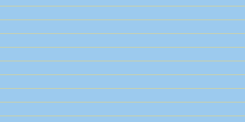 #9ccaee, #dbd393 horizontal lines, two pixels wide, forty-three pixels apart
