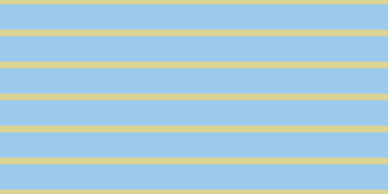 #9ccaee, #dbd393 horizontal lines, fourteen pixels wide, fifty-two pixels apart