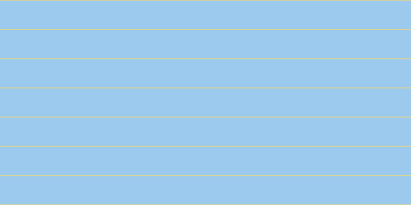 #9ccaee, #dbd393 horizontal lines, two pixels wide, fifty-five pixels apart