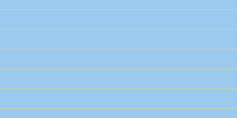 #9ccaee, #dbd393 horizontal lines, two pixels wide, sixty-five pixels apart