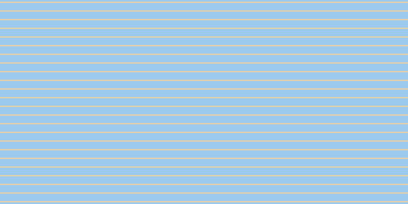#9ccaee, #fcd393 horizontal lines, two pixels wide, fifteen pixels apart