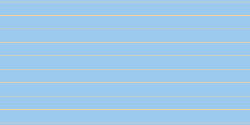 #9ccaee, #fcd393 horizontal lines, two pixels wide, forty-one pixels apart