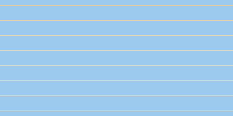 #9ccaee, #fcd393 horizontal lines, two pixels wide, fifty pixels apart