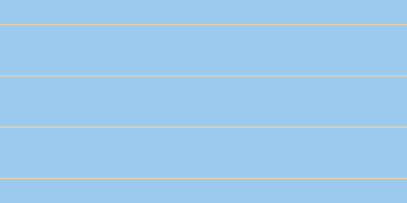 #9ccaee, #fcd393 horizontal lines, two pixels wide, ninety-nine pixels apart