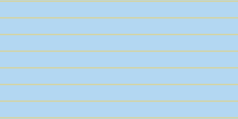 #9ccaee (75%), #dbd393 horizontal lines, four pixels wide, fifty-two pixels apart