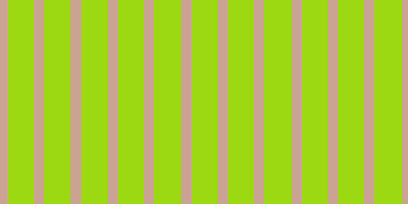 #9cd913, #caa393 vertical lines, twenty pixels wide, fifty-two pixels apart