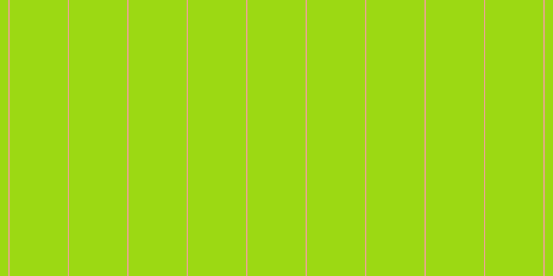#9cd913, #eba393 vertical lines, two pixels wide, eighty-four pixels apart