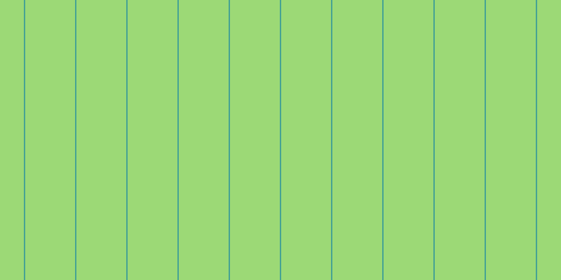 #9cd976, #46a393 vertical lines, two pixels wide, seventy-one pixels apart