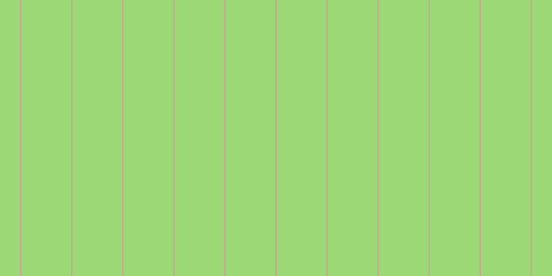 #9cd976, #caa393 vertical lines, two pixels wide, seventy-two pixels apart