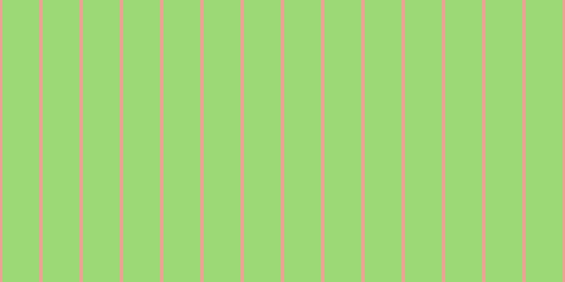 #9cd976, #eba393 vertical lines, five pixels wide, fifty-two pixels apart