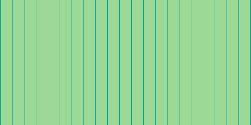#9cd997, #04a393 vertical lines, two pixels wide, thirty-six pixels apart