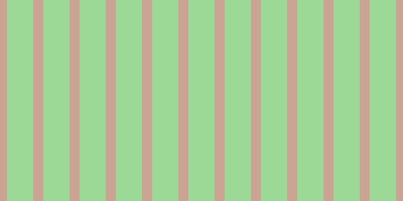 #9cd997, #caa393 vertical lines, twenty pixels wide, fifty-two pixels apart