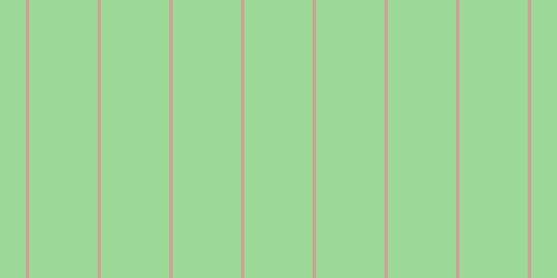 #9cd997, #caa393 vertical lines, five pixels wide, ninety-eight pixels apart