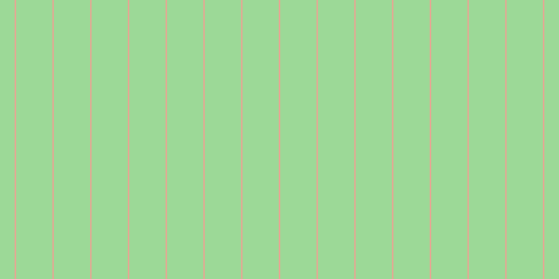 #9cd997, #eba393 vertical lines, two pixels wide, fifty-two pixels apart