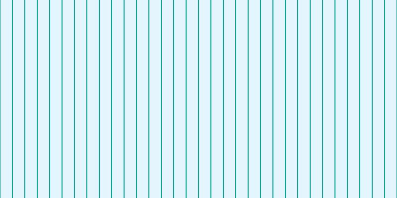 #9cd9fa (25%), #04a393 vertical lines, two pixels wide, twenty-three pixels apart