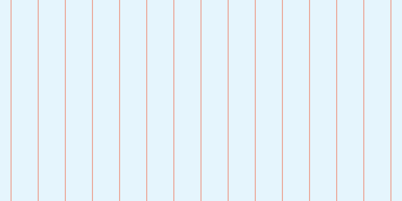 #9cd9fa (25%), #eba393 vertical lines, two pixels wide, fifty-two pixels apart