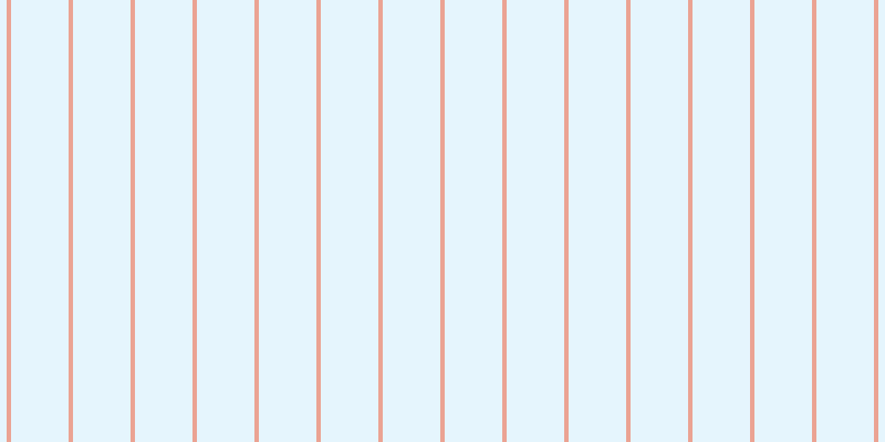 #9cd9fa (25%), #eba393 vertical lines, four pixels wide, fifty-two pixels apart