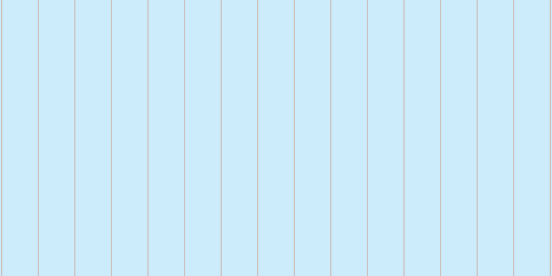 #9cd9fa (50%), #caa393 vertical lines, one pixels wide, fifty-two pixels apart