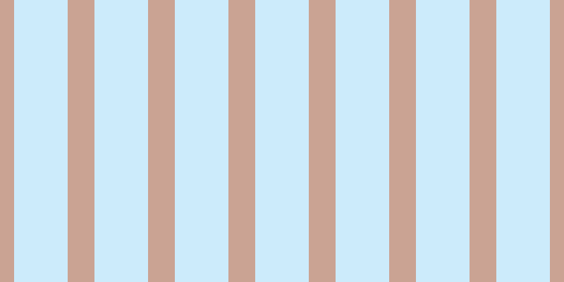 #9cd9fa (50%), #caa393 vertical lines, thirty-eight pixels wide, seventy-six pixels apart