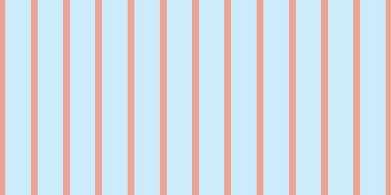 #9cd9fa (50%), #eba393 vertical lines, fourteen pixels wide, fifty-two pixels apart