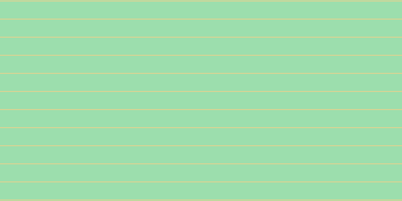 #9cdead, #dbd393 horizontal lines, two pixels wide, thirty-four pixels apart