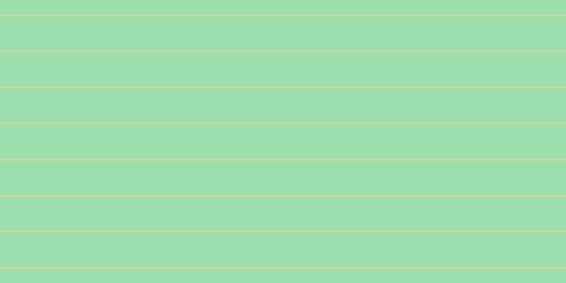 #9cdead, #dbd393 horizontal lines, two pixels wide, forty-nine pixels apart
