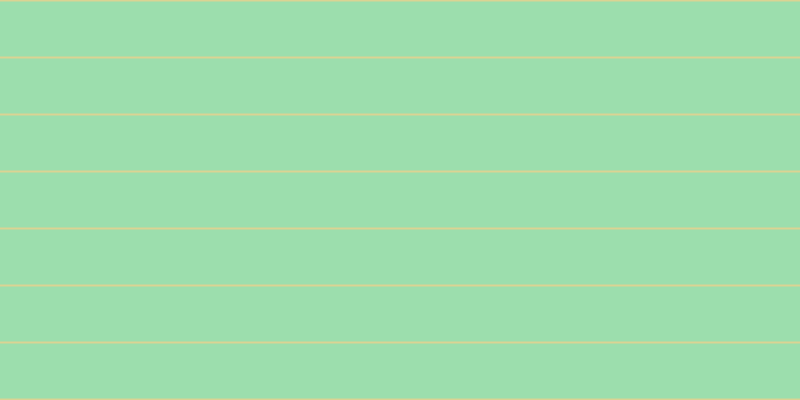 #9cdead, #dbd393 horizontal lines, two pixels wide, fifty-five pixels apart