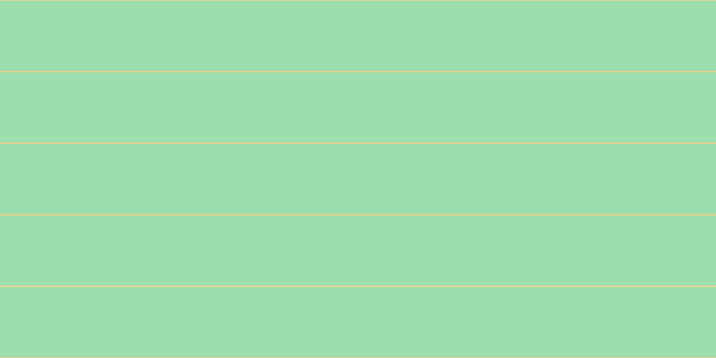 #9cdead, #dbd393 horizontal lines, two pixels wide, seventy-eight pixels apart