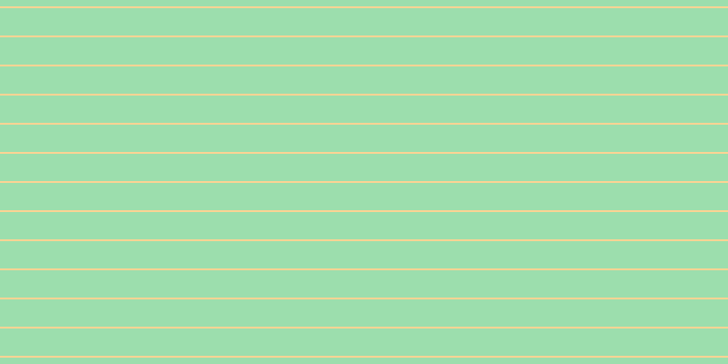#9cdead, #fcd393 horizontal lines, two pixels wide, thirty pixels apart
