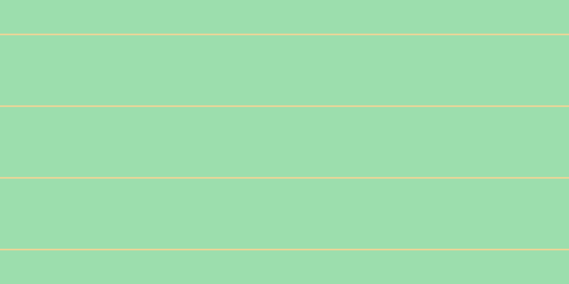 #9cdead, #fcd393 horizontal lines, two pixels wide, ninety-nine pixels apart