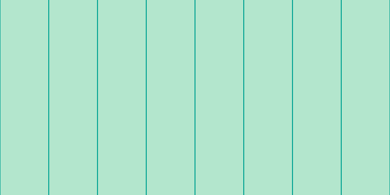 #9cdebd (75%), #04a393 vertical lines, two pixels wide, ninety-eight pixels apart