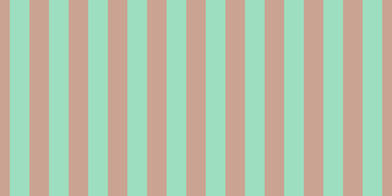 #9cdebf, #caa393 vertical lines, forty pixels wide, forty pixels apart