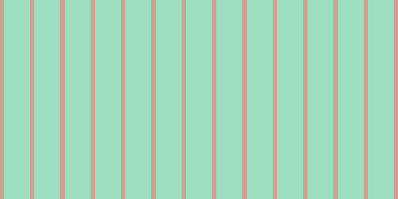 #9cdebf, #caa393 vertical lines, nine pixels wide, fifty-two pixels apart