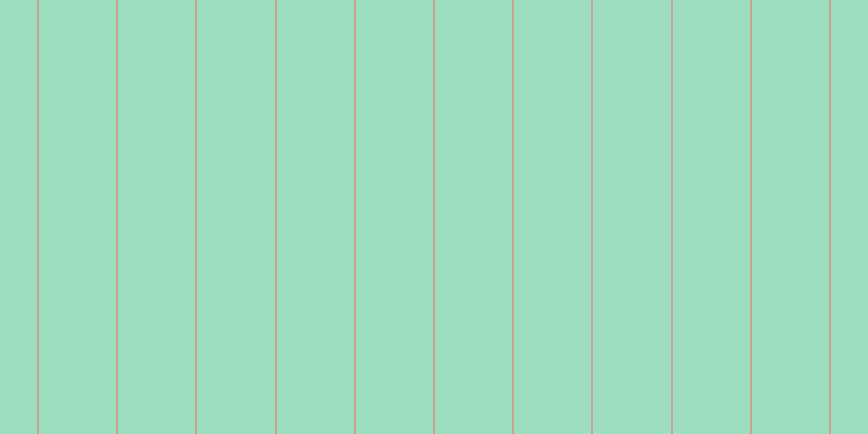 #9cdebf, #caa393 vertical lines, two pixels wide, seventy-one pixels apart