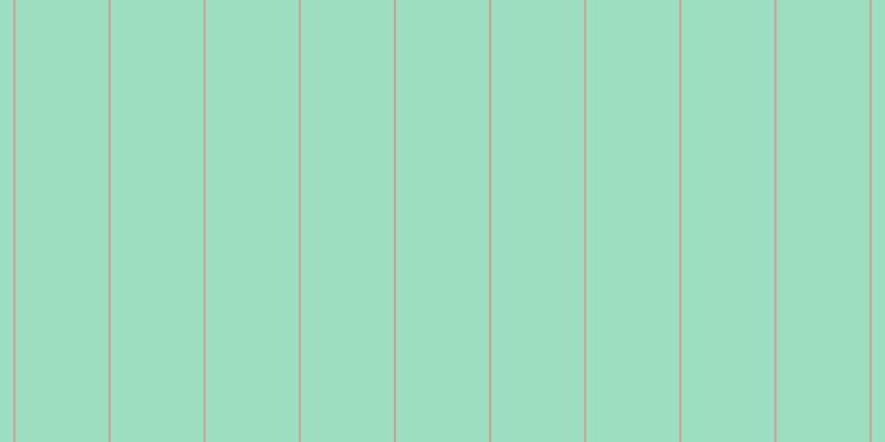#9cdebf, #caa393 vertical lines, two pixels wide, eighty-four pixels apart