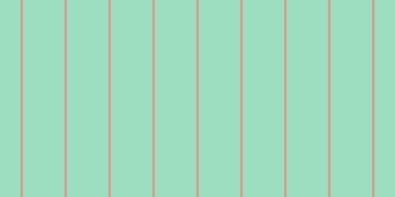 #9cdebf, #caa393 vertical lines, five pixels wide, eighty-four pixels apart