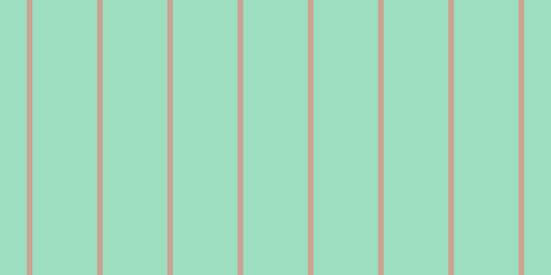 #9cdebf, #caa393 vertical lines, eight pixels wide, ninety-four pixels apart