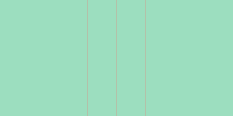 #9cdebf, #caa393 vertical lines, one pixels wide, ninety-eight pixels apart