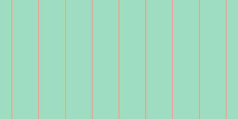 #9cdebf, #eba393 vertical lines, four pixels wide, eighty-six pixels apart