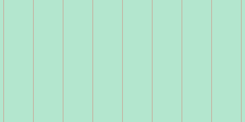 #9cdebf (75%), #caa393 vertical lines, two pixels wide, ninety-five pixels apart