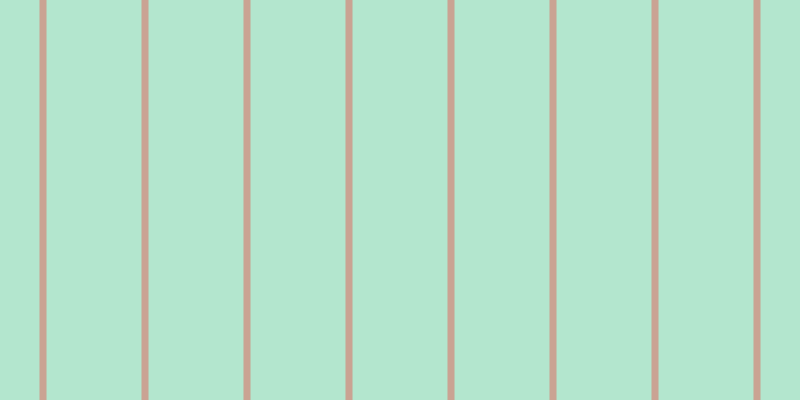 #9cdebf (75%), #caa393 vertical lines, seven pixels wide, ninety-five pixels apart