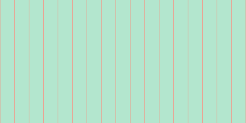 #9cdebf (75%), #eba393 vertical lines, two pixels wide, forty-five pixels apart