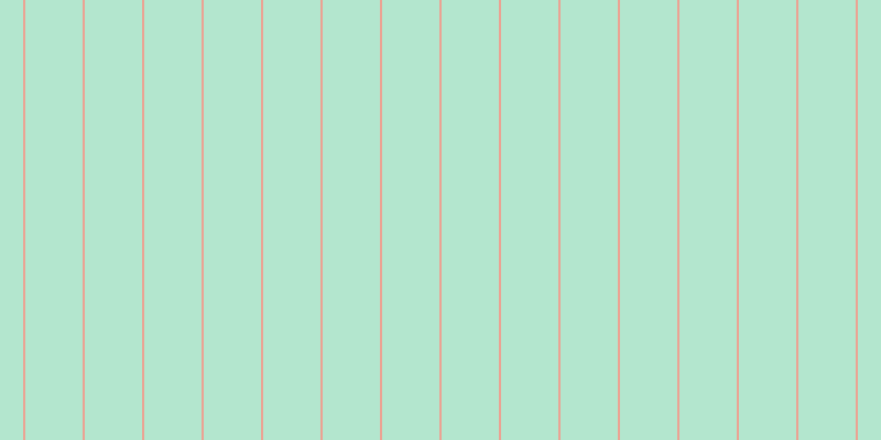 #9cdebf (75%), #eba393 vertical lines, two pixels wide, fifty-two pixels apart