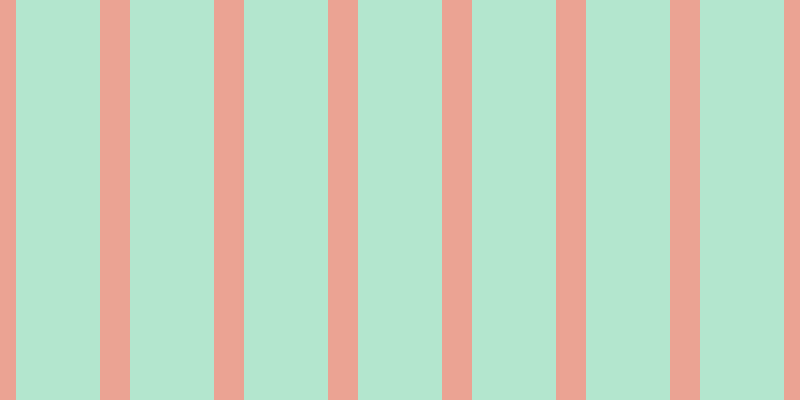 #9cdebf (75%), #eba393 vertical lines, thirty pixels wide, eighty-four pixels apart