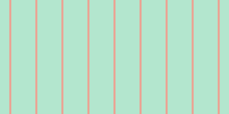 #9cdebf (75%), #eba393 vertical lines, seven pixels wide, eighty-four pixels apart